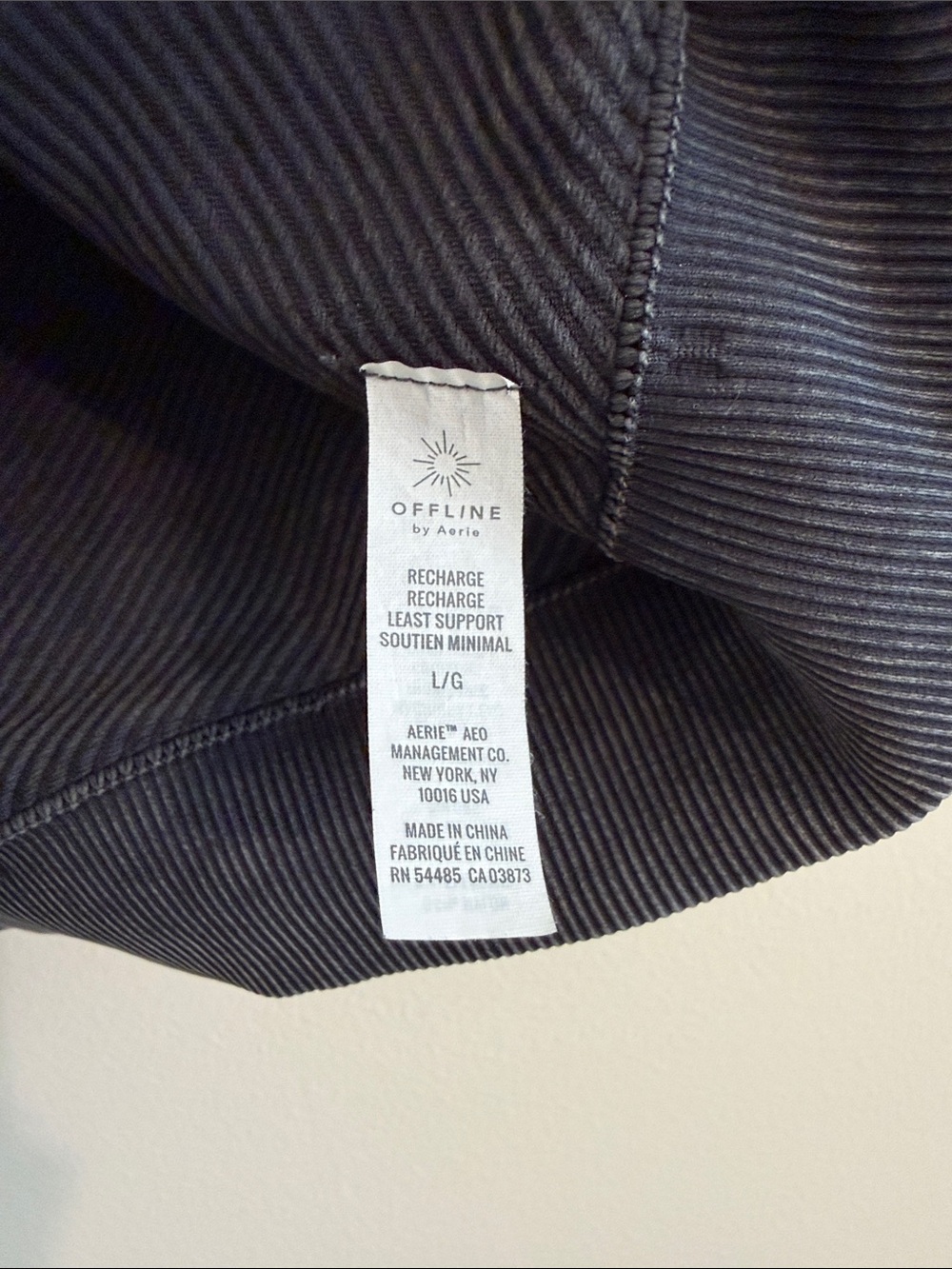 OFFLINE By Aerie Seamless Macrame Longline Sports Bra // Womens Large - Picture 4 of 11